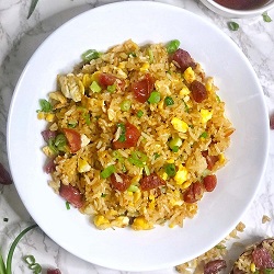 Roaast Pork Fried Rice Picture